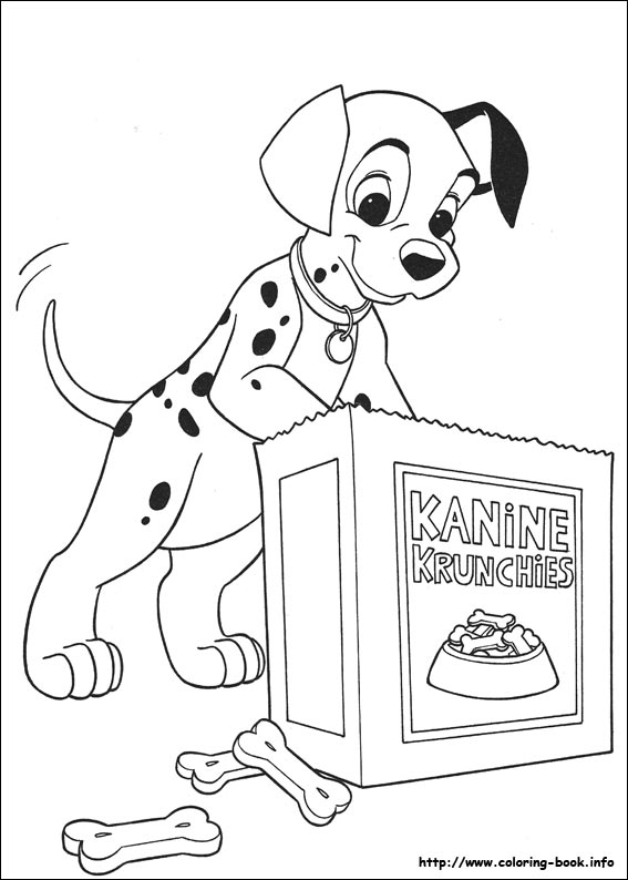 101 Dalmatians coloring picture